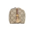 Gucci Ophidia Cosmetic Pouch, £280, Accessories, Brown/Gold/Grey, Coated Canvas, Side view